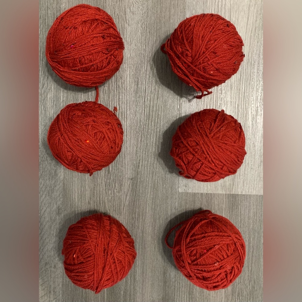 Yarn Bee Enchantress Yarn- Red Hots- 6 Balls